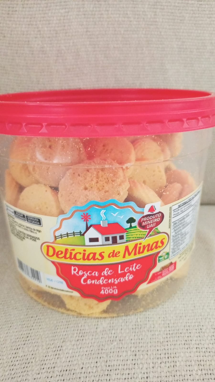 Rosca de leite condensado 400g com apenas 2 unidades